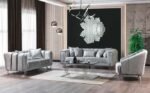 ALMIRA Sofa Set (Braun/Silber) – Bild 3